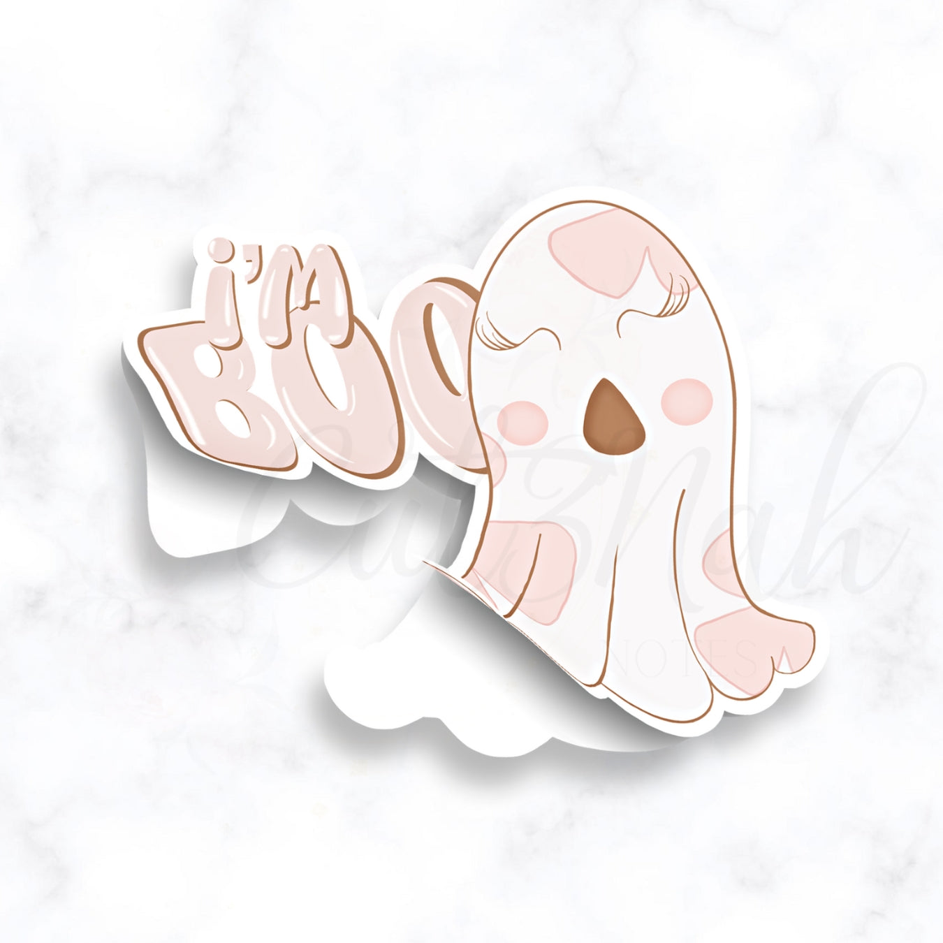 I'M BOO Die Cut Sticker | Magnet