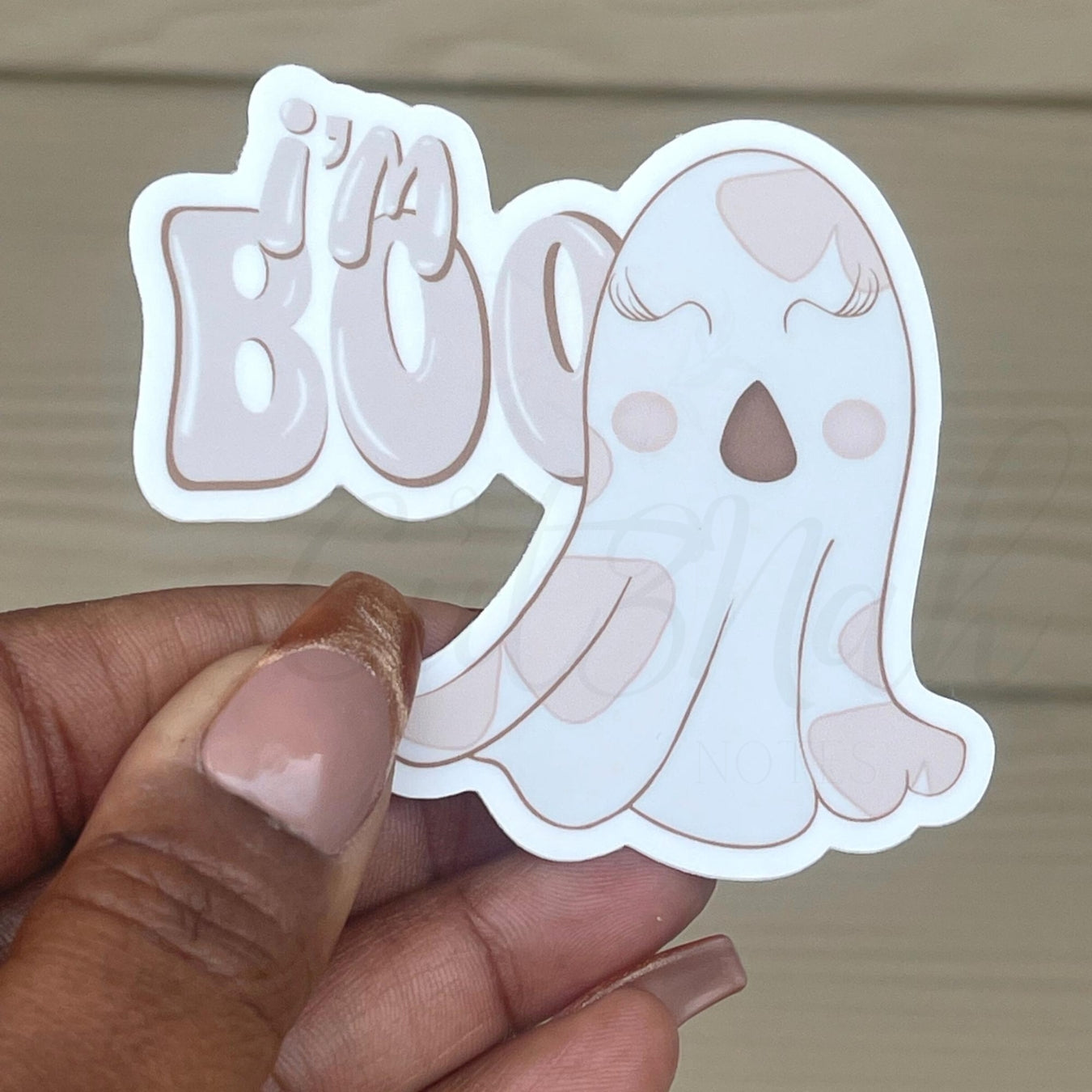 I'M BOO Die Cut Sticker | Magnet
