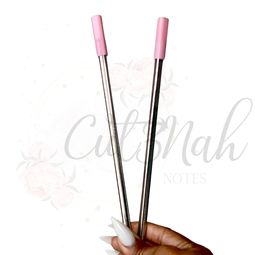 Heart Shaped Stainless Steel Straws