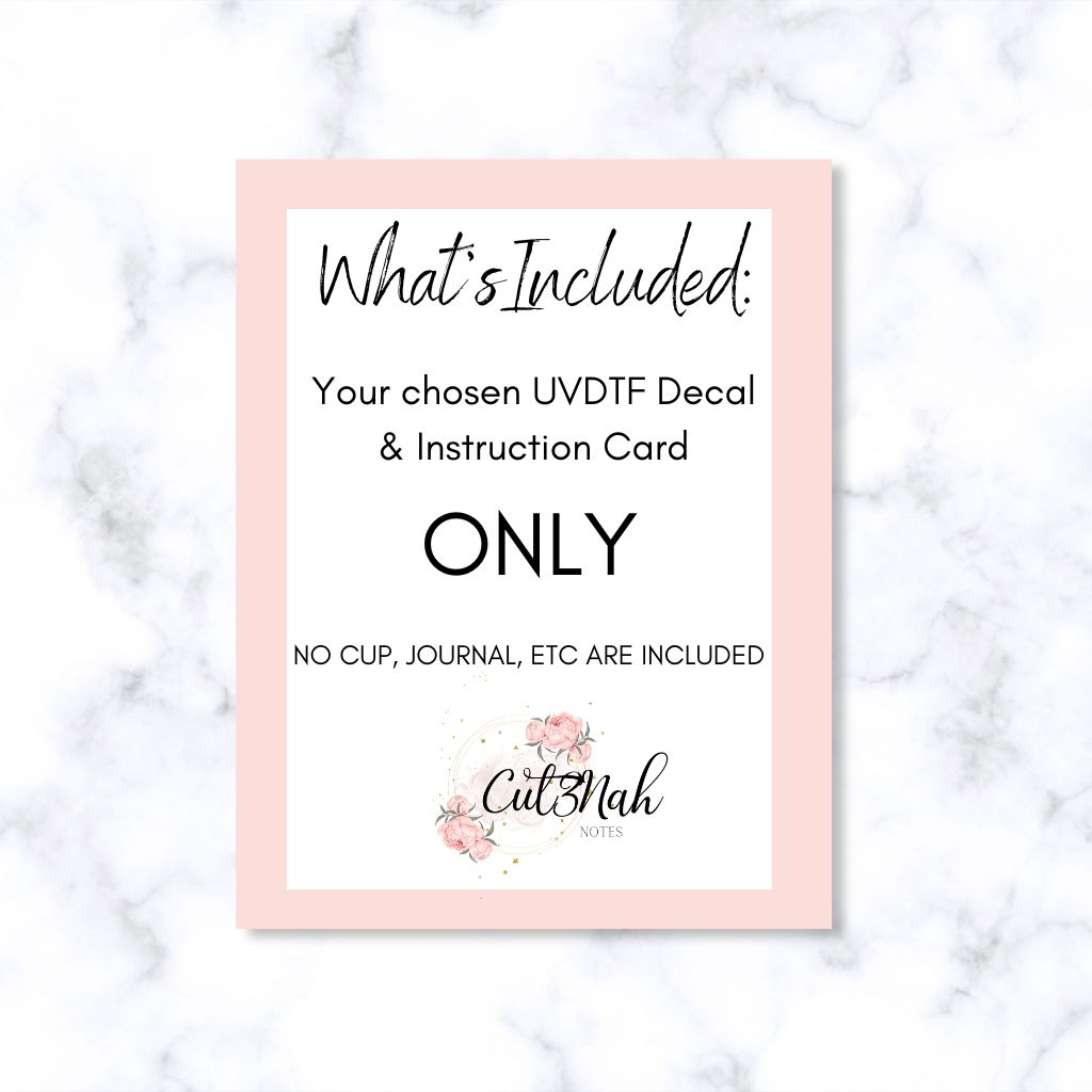 Complaints About Attitude - Sassy | Sarcastic UVDTF Journal | Tumbler Decal (CNJD26)