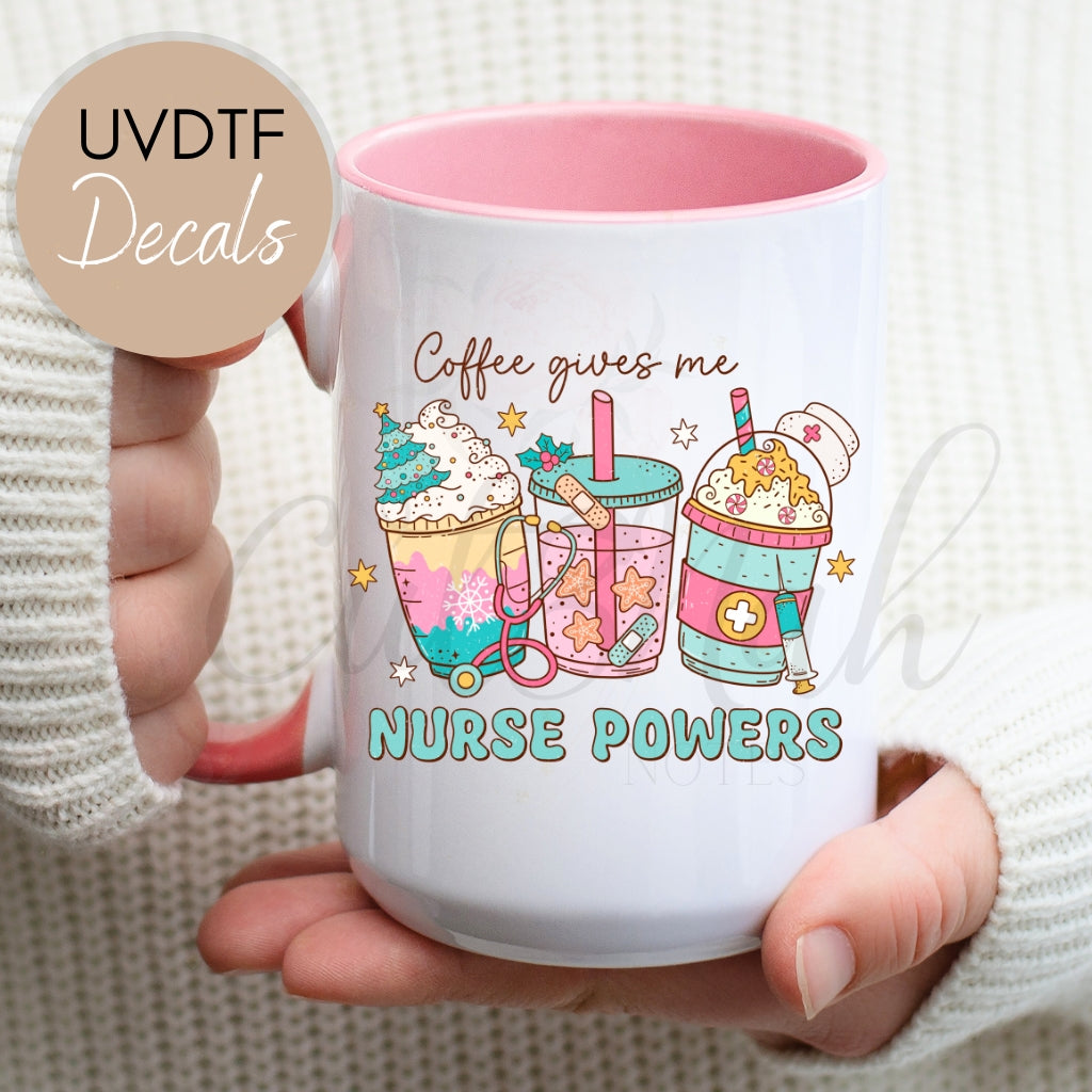 Nurse Powers - Christmas UVDTF Decal (CNDNX59)