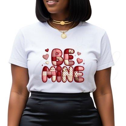 Be Mine Patchwork -  Valentine's Day DTF Transfer (CNDTF20)