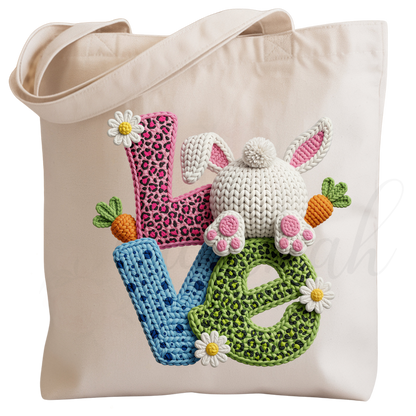 Yarn Crochet Easter Love -  Easter DTF Transfer (CNDTF32)