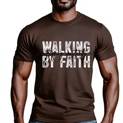 Walking By Faith -  Christian DTF Transfer (CNDTF24)