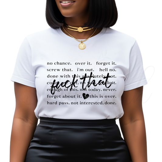 Fuck That -  Valentine DTF Transfer (CNDTF13)