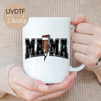 Football Mama Touchdown Season - Football UVDTF Decal (CNDF49)