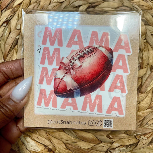 FOOTBALL MAMA Die Cut Sticker | Magnet