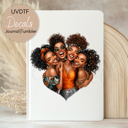 Gal Pal Galentine's Day - UVDTF Journal | Tumbler Decal (CNJD10)