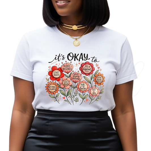 It's Okay -  Mental Health DTF Transfer (CNDTF35)