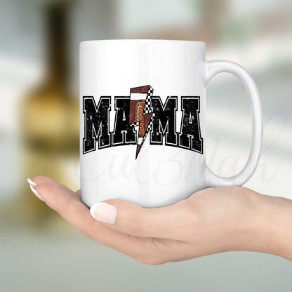 Football Mama Football Season Gift For Mom 15 OZ Ceramic Mug