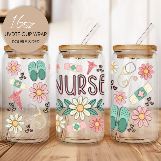 Nurse Things 16 oz - Nurse UVDTF Cup Wrap (CNWU6)