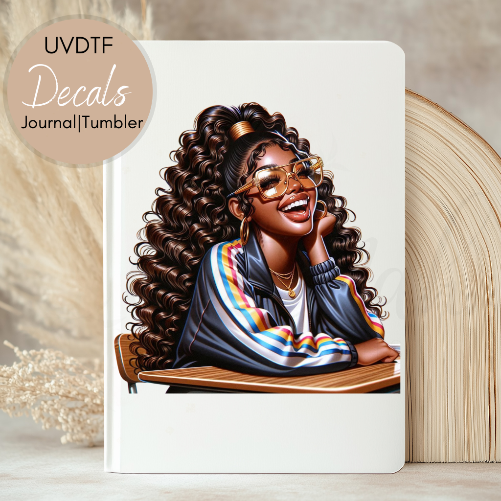 As If Girl - UVDTF Journal | Tumbler Decal (CNJD01)