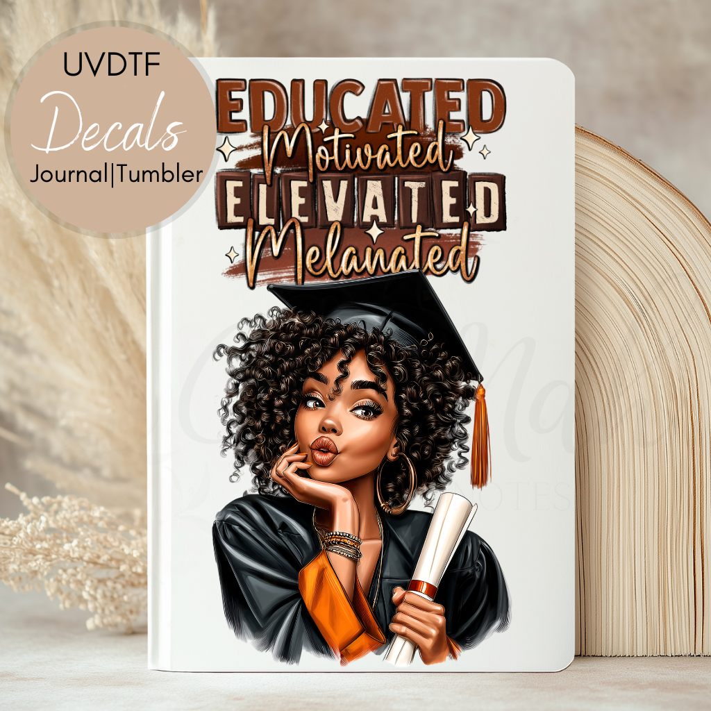 Graduate - UVDTF Journal | Tumbler Decal (CNJD13)