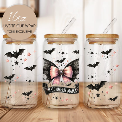 Halloween Mama 16 oz - Halloween UVDTF Cup Wrap (CNWFH2)