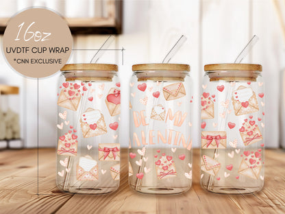 Be My Valentine 16 oz - Valentine's Day UVDTF Cup Wrap (CVDAY1)