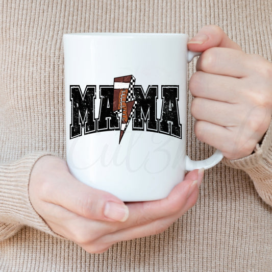 Football Mama Football Season Gift For Mom 15 OZ Ceramic Mug