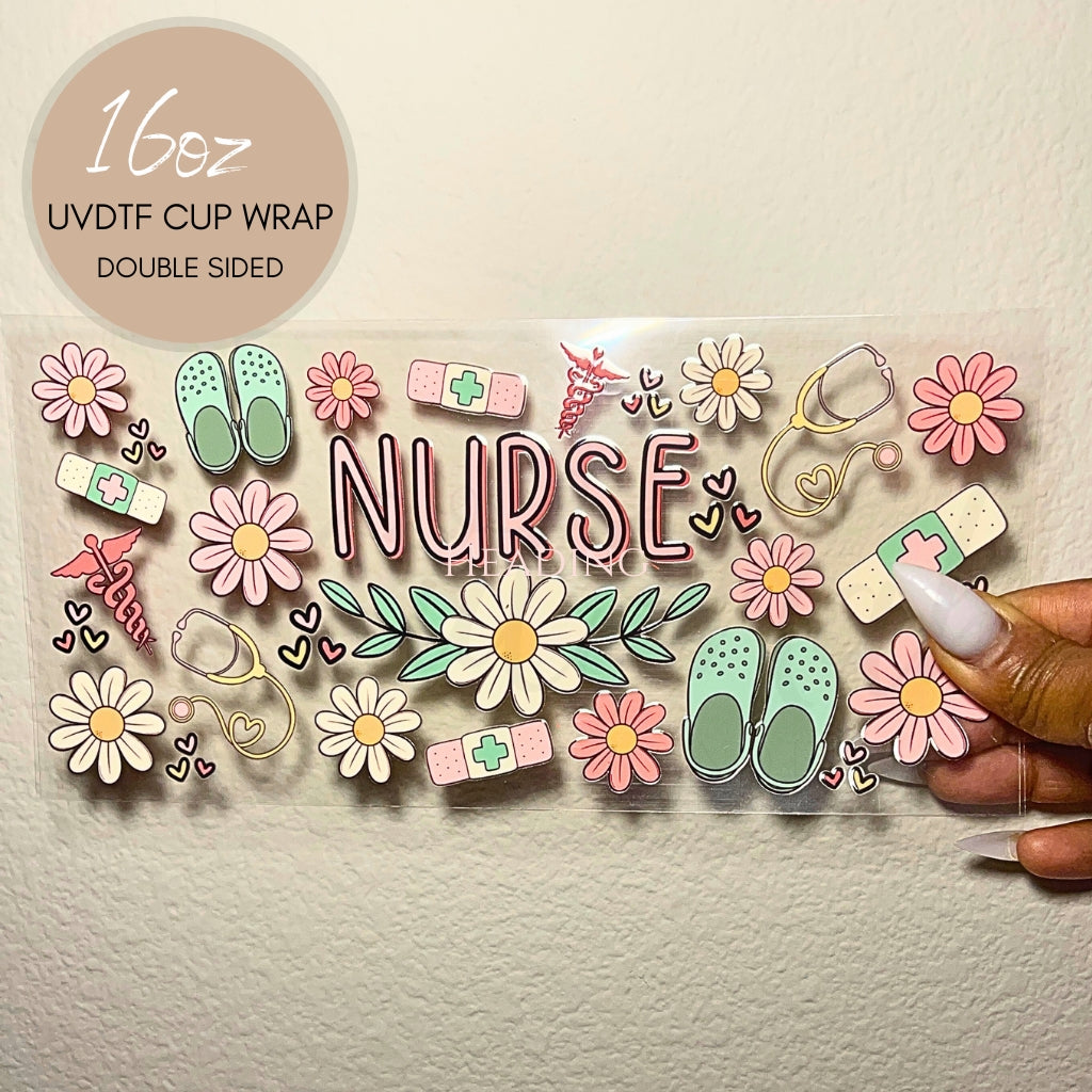 Nurse Things 16 oz - Nurse UVDTF Cup Wrap (CNWU6)