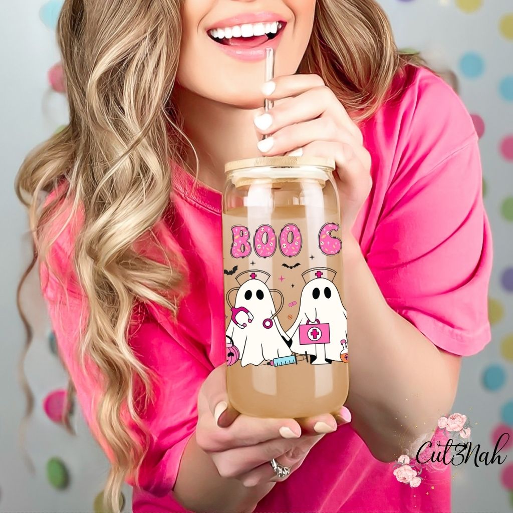 Boo Boo Crew 16 oz - Nurse UVDTF Cup Wrap (CNWN10)