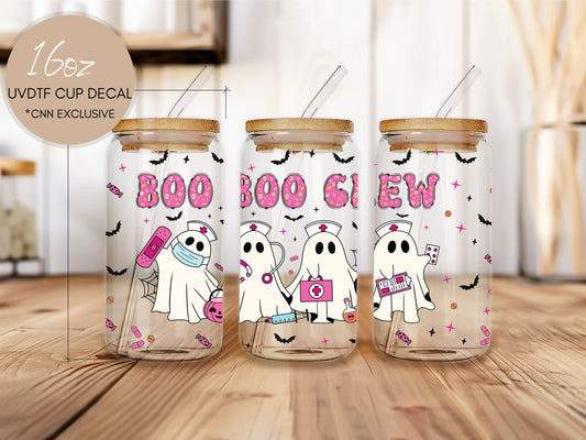 Boo Boo Crew 16 oz - Nurse UVDTF Cup Wrap (CNWN10)