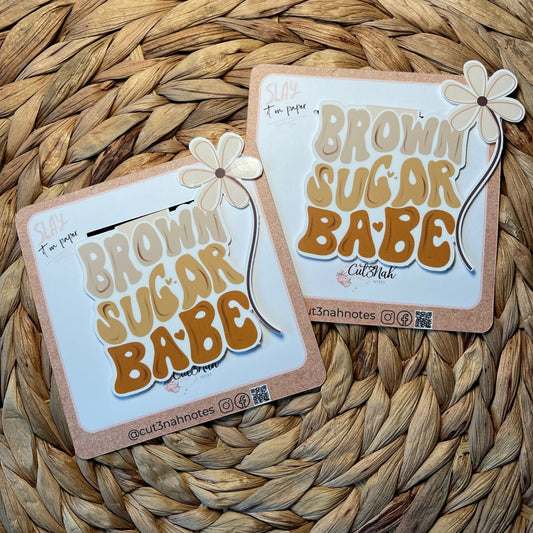 Brown Sugar Babe Magnetic Bookmark