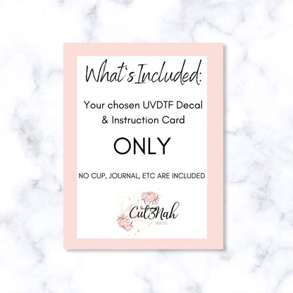 Complaints About Attitude - Sassy | Sarcastic UVDTF Journal | Tumbler Decal (CNJD26)