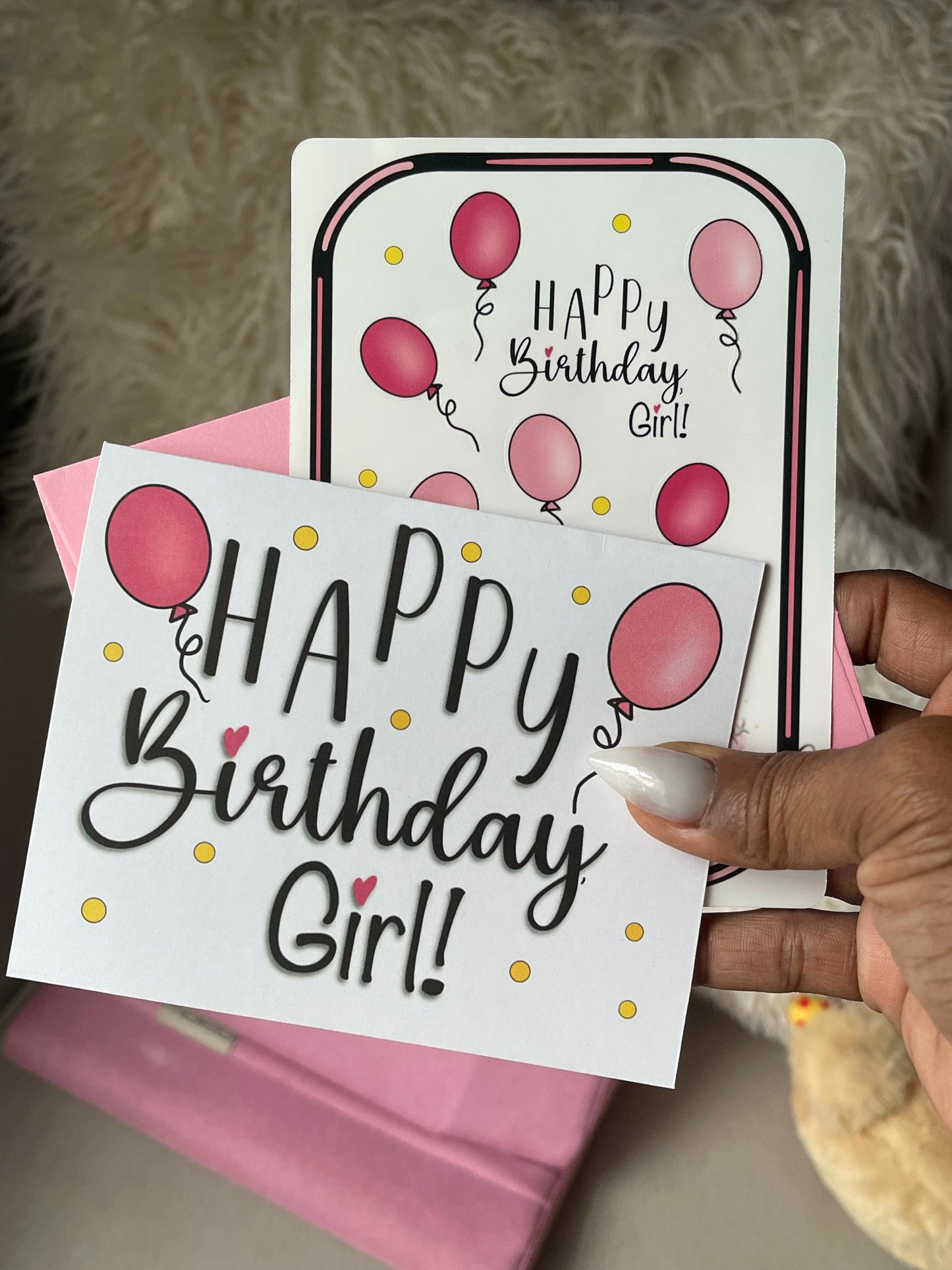 Cut3Nah Notes Greeting Card HAPPY BIRTHDAY, GIRL Card