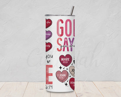God Says 20 oz - UVDTF Full Wrap (CNW2001)